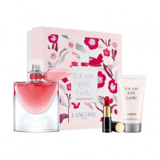 The perfumed set women's Lancôme La Vie Est Belle Intensement (the perfumed water, 50 ml + body lotion, 50 ml + lipstick, 1.6 g)