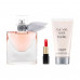 The perfumed set women's Lancôme La Vie Est Belle (the perfumed water, 50 ml + body lotion, 50 ml + lipstick 132, 1.6 g)
