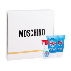 The perfumed set women's Moschino Fresh Couture (toilet water, 5 ml + body lotion, 25 ml + shower gel, 25 ml)