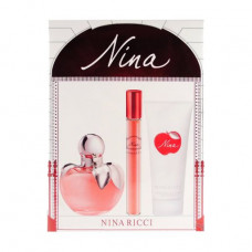 The perfumed set female Nina Ricci Nina (toilet water, 80 ml + toilet water, 10 ml + body lotion, 100 ml)