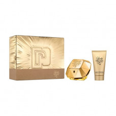 The perfumed set female Paco Rabanne Lady Million (the perfumed water, 80 ml + body lotion, 100 ml)