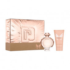 The perfumed set female Paco Rabanne Olympea (the perfumed water, 80 ml + body lotion, 100 ml)