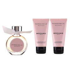 The perfumed set female Rochas Rochas Mademoiselle (the perfumed water, 50 ml + body lotion, 50 ml + shower gel, 50 ml)