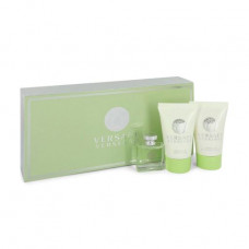 The perfumed set female Versace Versense (toilet water, 5 ml + body lotion, 25 ml + shower gel, 25 ml)