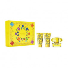 The perfumed set female Versace Yellow Diamond (toilet water of 50 ml + body lotion, 50 ml + shower gel, 50 ml)
