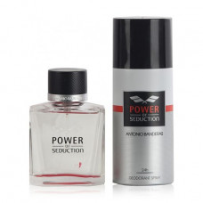 The perfumed set men's Antonio Banderas Power of Seduction (toilet water, 100 ml + a deodorant spray, 150 ml)