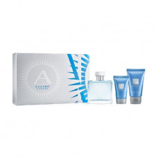 The perfumed set men's Azzaro Chrome (toilet water, 30 ml + after shave balm, 30 ml + hair and body shampoo, 50 ml)