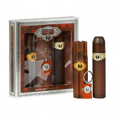 The perfumed set men's Cuba Paris Cuba Gold (toilet water, 100 ml + after shave balm, 100 ml + a charm)