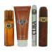The perfumed set men's Cuba Paris Cuba Gold (toilet water, 100 ml + toilet water, 35 ml + shower gel, 200 ml + spray after shaving, 100 ml)