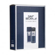 The perfumed set men's David Beckham Classic Blue (a deodorant spray, 75 ml + a deodorant spray, 150 ml)