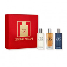The perfumed set men's Giorgio Armani Acqua di Gio (Pour Homme, 15 ml + Absolu, 15 ml + Profondo, 15 ml)