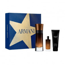 The perfumed set men's Giorgio Armani Code Profumo (the perfumed water, 60 ml + the perfumed water, 15 ml + shower gel, 75 ml)