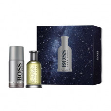The perfumed set men's Hugo Boss Boss Bottled (toilet water, 50 ml + a deodorant spray, 150 ml)