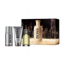 The perfumed set men's Hugo Boss Bottled Set (toilet water, 100 ml + a deodorant spray, 150 ml + shower gel, 100 ml)