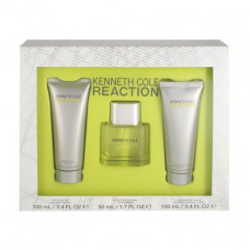 The perfumed set men's Kenneth Cole Reaction (toilet water, 100 ml + gel after shaving, 100 ml + hair gel and bodies, 200 ml)