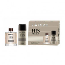 The perfumed set men's La Rive His Passion (toilet water, 100 ml + a deodorant spray, 150 ml)
