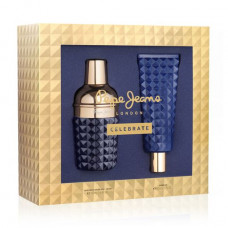 The perfumed set men's Pepe Jeans London Celebrate for Him (the perfumed water, 100 ml + shower gel, 80 ml)