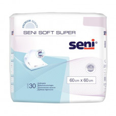 Diapers hygienic Seni SoftT Super of 60*60 cm, 30 pieces
