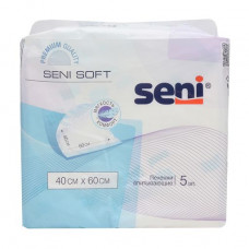 Diapers hygienic Seni Soft Super of 40*60 cm, 5 pieces