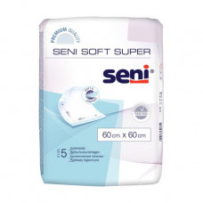 Diapers hygienic Seni Soft Super of 60*60 cm, 5 pieces