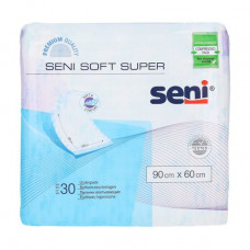 Diapers hygienic Seni Soft Super of 90*60 cm, 30 pieces