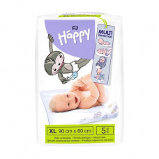 Diapers disposable Bella Baby Happy of 60*90 cm, 5 pieces
