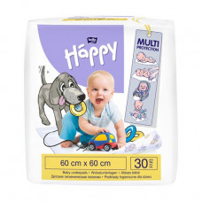 Diapers disposable Happy Bella Baby of 60*60 cm, 30 pieces