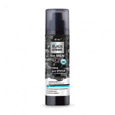 Shaving foam V_tex Black Clean 3 in 1 with activated carbon, 250 ml