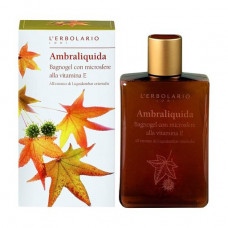 The L'Erbolario Ambraliquida bath foam-shower gel Light ambergris with vitamin E, 250 ml