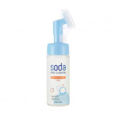 Skin for clarification of a time of Holika Holika Soda Pore Cleansing + Cleansing Brush with a silicone brush, 150 ml