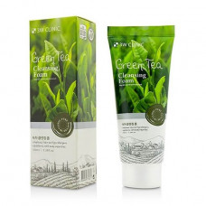 Skin for washing 3W Clinic Green Tea Foam Cleansing with extract of green tea, 100 ml
