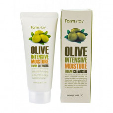 Skin for washing of FarmStay Olive Intensive Moisture Foam Cleanser with extract of an olive, 100 ml