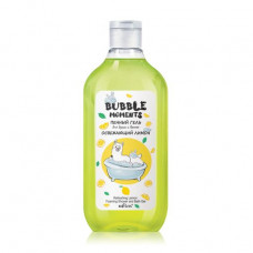 Foam shower gel and bathtubs of Bielita Bubble Moments the Refreshing lemon, 300 ml