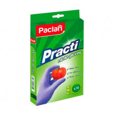 Paclan gloves nitrile L, 10 pieces