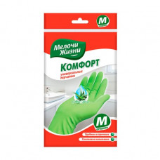 Gloves Little things in life, comfort, universal, with scarlet belief, green, size M, 1 couple