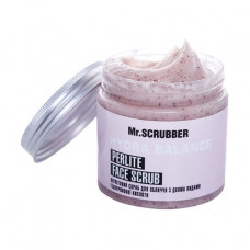Perlitovy face scrub of Mr.Scrubber Hydra Balance Perlite Face Scrub with two types of hyaluronic acid, 200 g