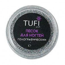 Sand for Tufi Profi nails Golografik 101 Silver, 0.15 mm, 3 g (0060820)