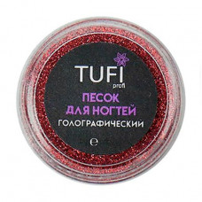 Sand for Tufi Profi nails Golografik of 106 Terracotta, 0.15 mm, 3 g (0060811)