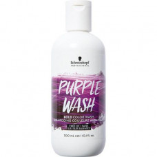 The pigmented Schwarzkopf Professional Color Wash Purple Shampoo for hair of Violet 300 ml