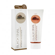 The peeling is the Jigott Premium Facial Black Snail Peeling Gel face gel with mutsiny snails, 180 ml