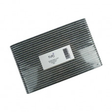 The file for nails of Tufi Profi Premium 100/180 grit a semicircle, black, 25 pieces (0122154)