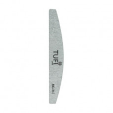 The file for nails of Tufi Profi Premium 180/240 grit the Semicircle, gray (0102948)