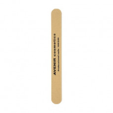 The nail file professional Avenir Cosmetics 180/240 grit on a wooden blank