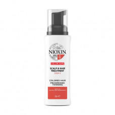 Nutritious mask for head skin and hair of Nioxin Color Safe System 4 Scalp Treatment, 100 ml