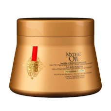 Nutritious mask for dense hair of L'Oreal Professionnel Mythic Oil Oil Rich Mask, 200 ml