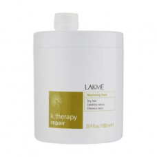 Nutritious mask for the dry, injured and weakened hair of Lakme K.Therapy Repair Nourishing Mask, 250 ml