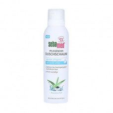 Nutritious foam for a shower of Sebamed Pflegender Shower Foam Mit Aloe Vera with an aloe belief, 200 ml