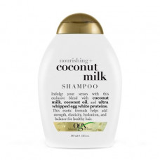 Nutritious OGX Nourishing hair shampoo + Coconut Milk Shampoo with coconut milk, 385 ml