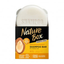 Nutritious solid shampoo for hair of Nature Box Nourishment Shampoo Bar with argan oil of a cold extraction, 85 g