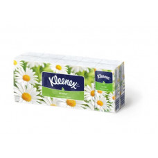 Kerchiefs nasal Kleenex with aroma of a camomile, 10х10 pieces.